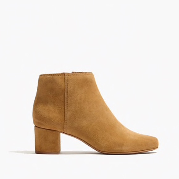 Madewell Shoes - Madewell. Lucien Boot. Suede. Bronze Birch.